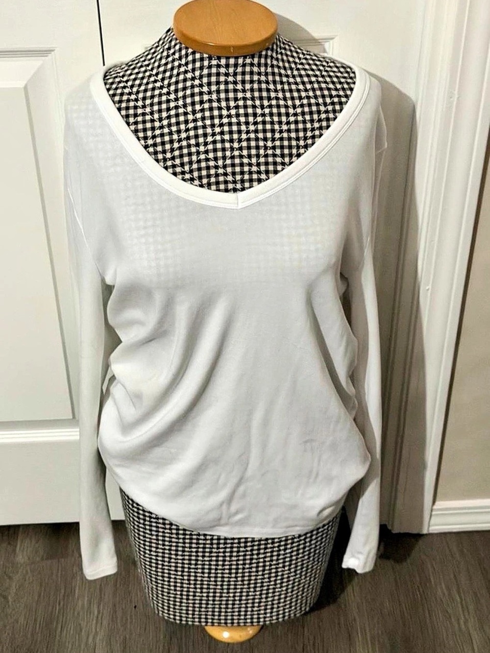 Gap Long Sleeve Top White XL